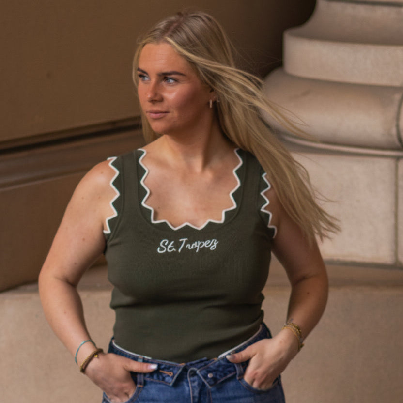 St.tropez top groen