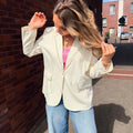 Blazer wit studs